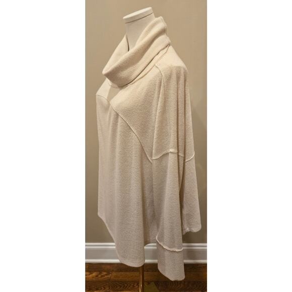 143 Story by Line Up Cowl Neck Sweater Soft Cream Medium Oversized - Picture 3 of 10